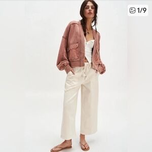 We The Free Lou Day Cardi Whithered Rose XS 128